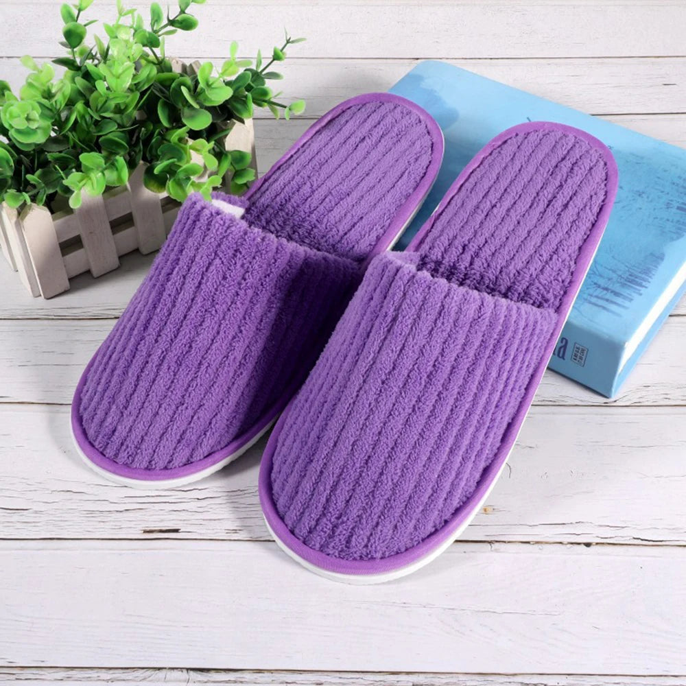 1Pair Winter Warm plush Slippers