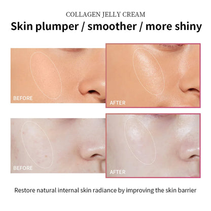 Crema hidratante de gelatina de colágeno para el cuidado de la piel