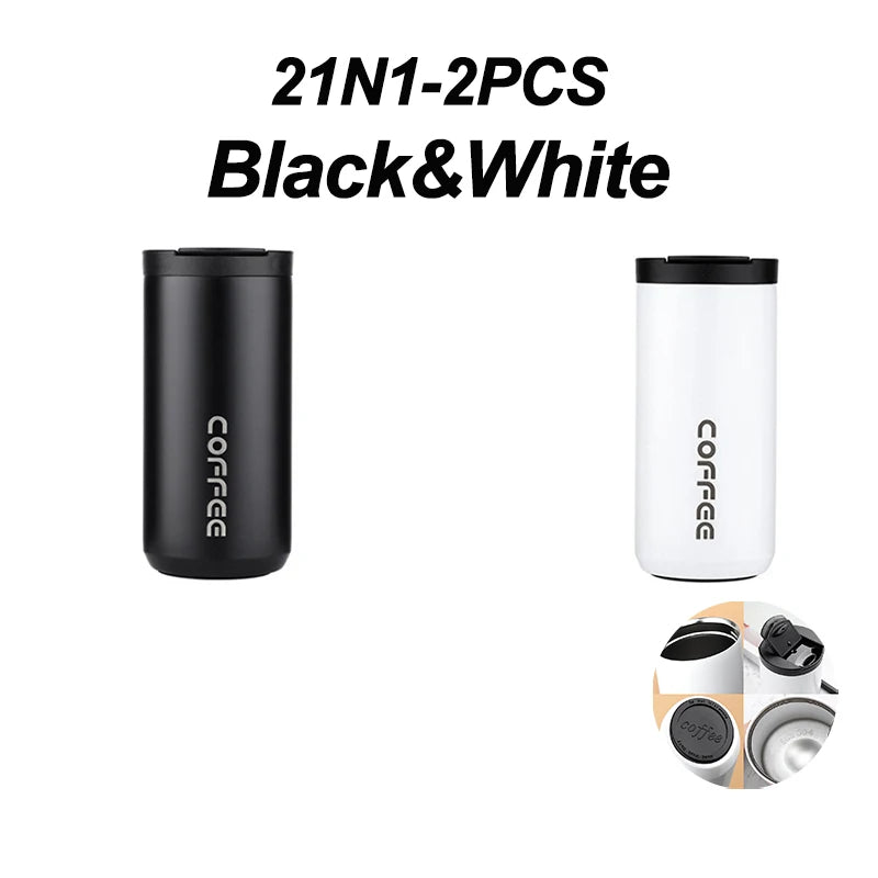 400ML Stainless Steel Coffee Thermos Bottle Thermal Mug