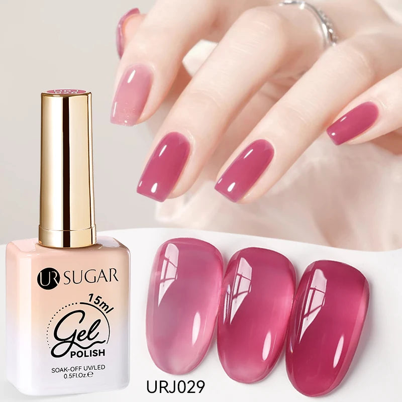 SUGAR Jelly Milky White Translucent Gel Polish