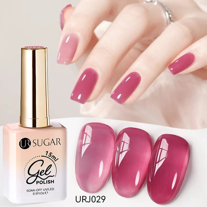 SUGAR Jelly Milky White Translucent Gel Polish