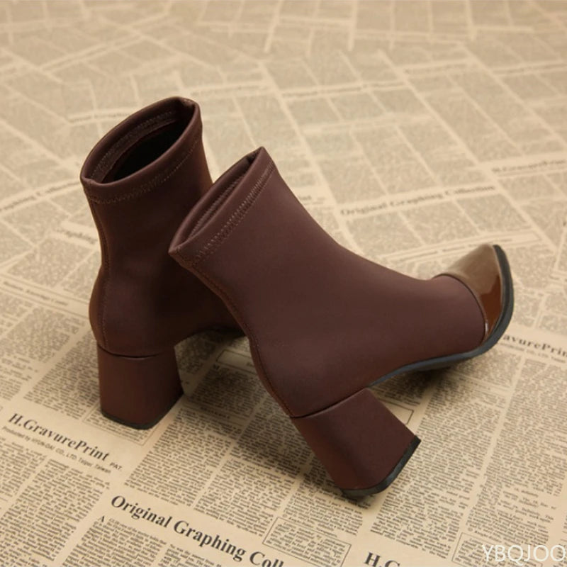 High Heels Pointed Short Thin and Tall Boots