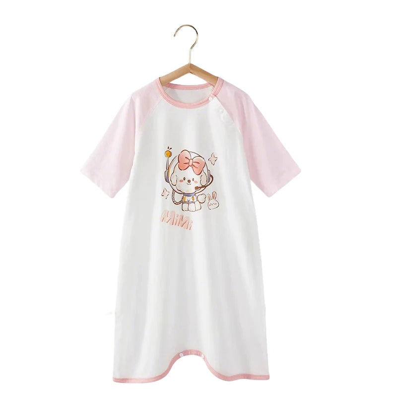 Girl Boy Nightgown Cartoon Pajamas Dress