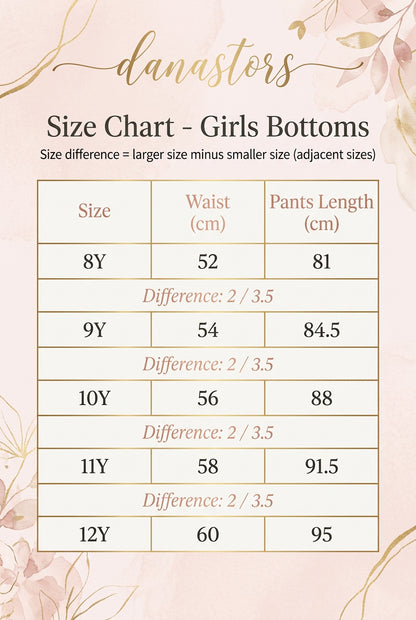 Casual Sleeveless Top and Wide-Leg Pants Set  Ages 8 to 12