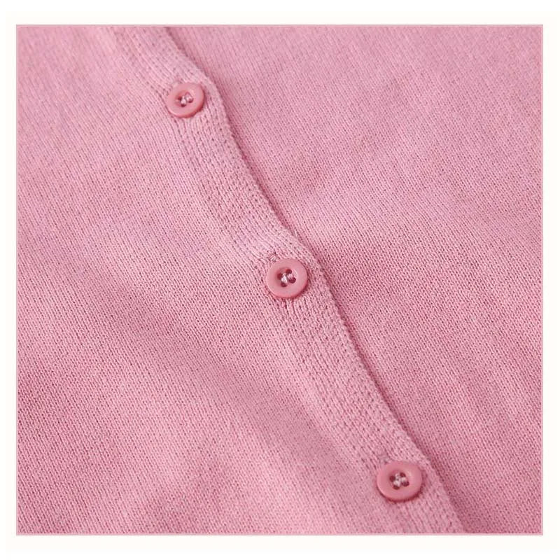 100Cotton Girls Knitting Cardigans Kids Sweater Toddler