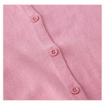 100Cotton Girls Knitting Cardigans Kids Sweater Toddler