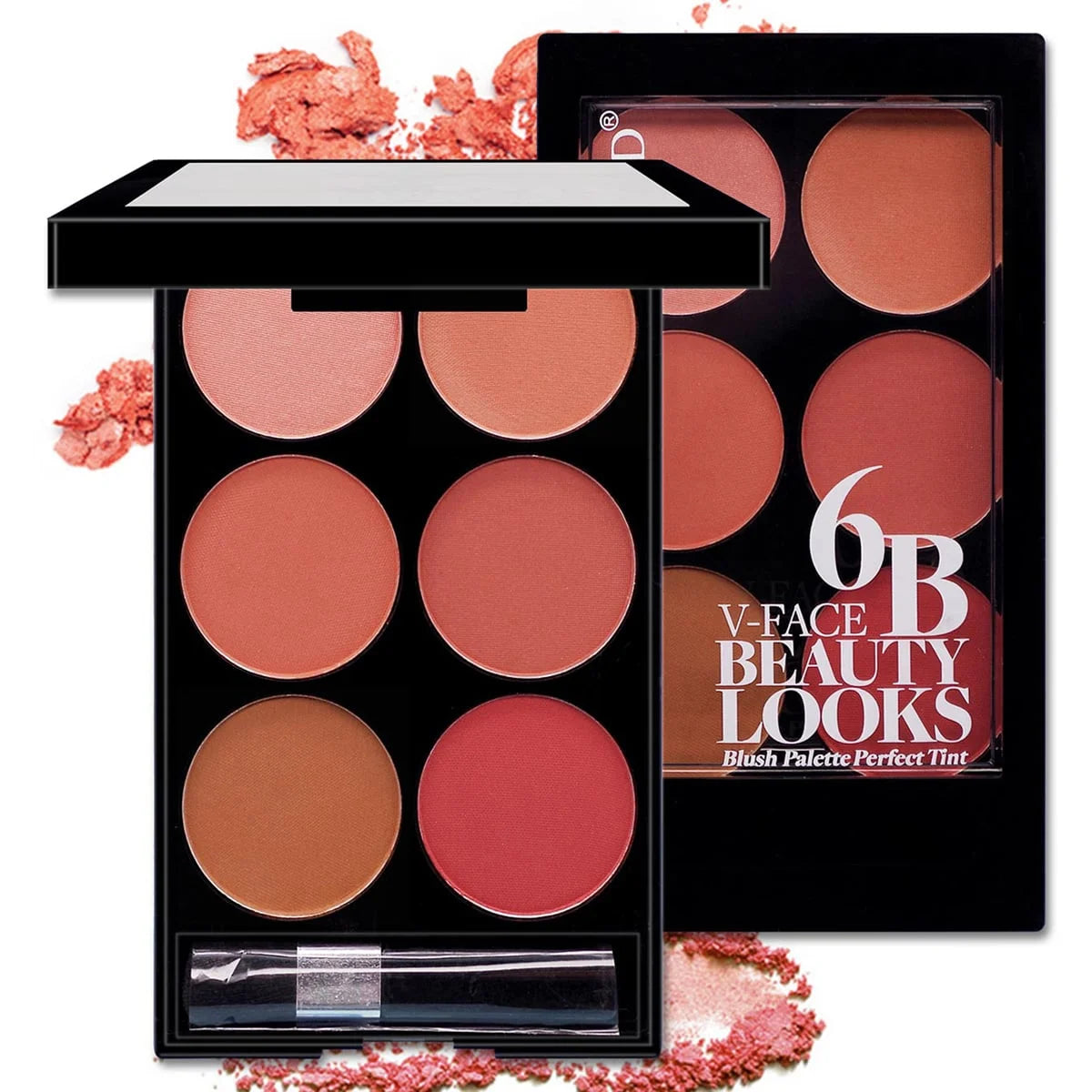 6-color blush and contouring all-in-one palette