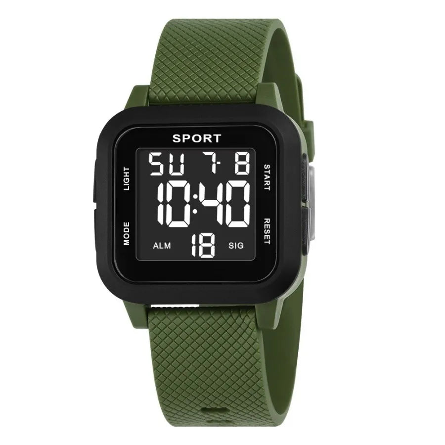 Sports Waterproof Luminous Digital Military Electronic Wristwatch