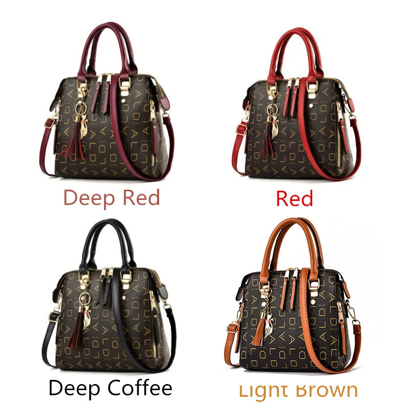 DANA English Letter PU Leather Bag