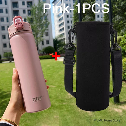 TYESO 600/750ML Stainless Steel Thermo Water Bottles