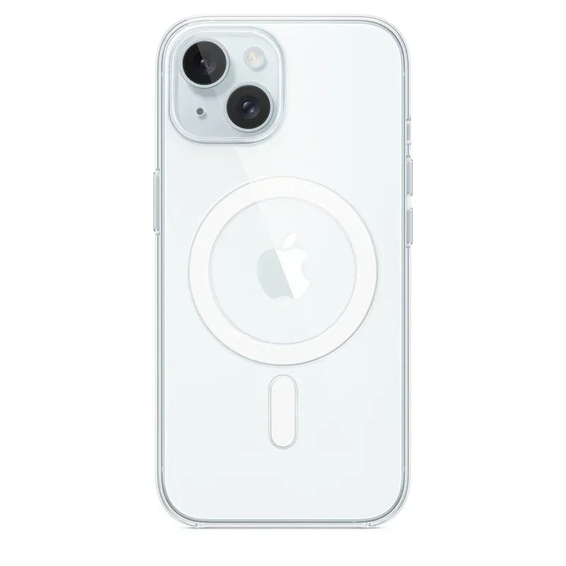 Original Magnetic Clear Case for iPhone 17 mini Funda for Magsafe Silicone Transparent Cover
