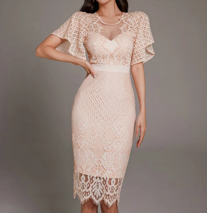 Sexy Elegant Lace Hollow Out Dress