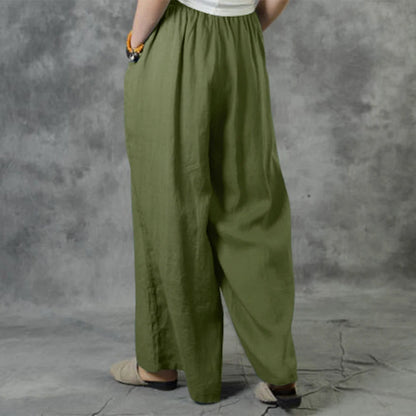 Wide Leg Korean Trousers