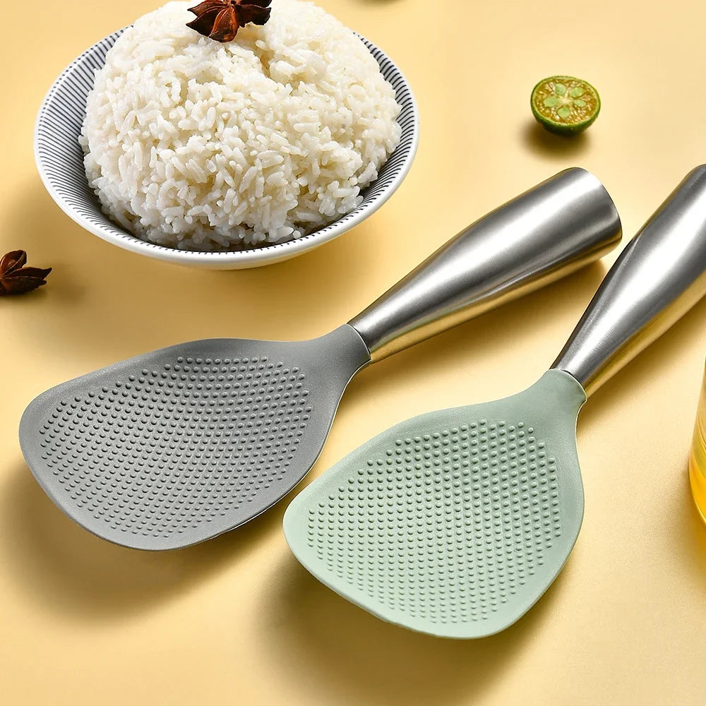 1Pcs Silicone Non-stick Cooking Spoon