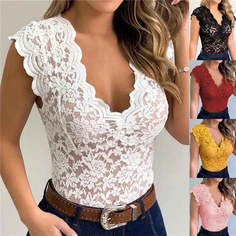 Sexy Lace Crochet Cardigan Top Shirt