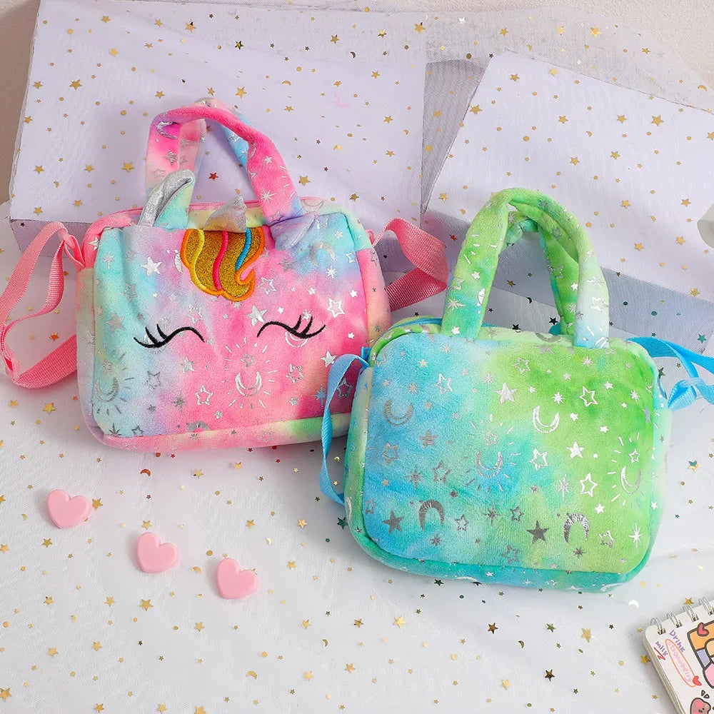 Sweet Unicorn Handbags Cute Kid Crossbody Shoulder Bag