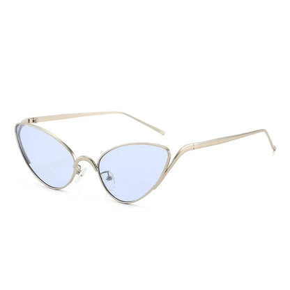 Alloy Triangle Cat Eye Y2K Sexy Outdoor Sun Glasses