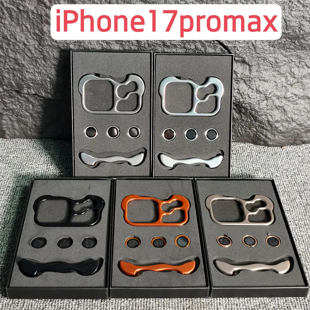 Irregular Metal Bumper Phone Case For IPhone Film Protect Bare Aluminum Shockproof Cover