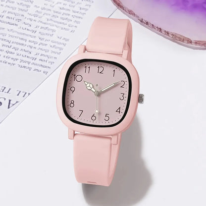 Quartz Simplicity Causal Silicone Strap Quartz Watch