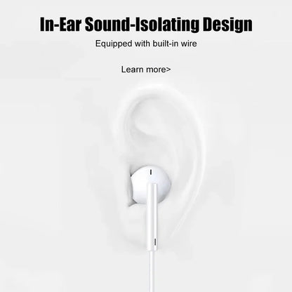 Original Type C In-Ear Earphones For Xiaomi Redmi Note Headset