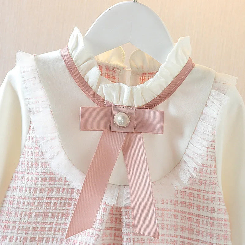6M-3Y Vintage Spring Autumn Newborns Princess Dress