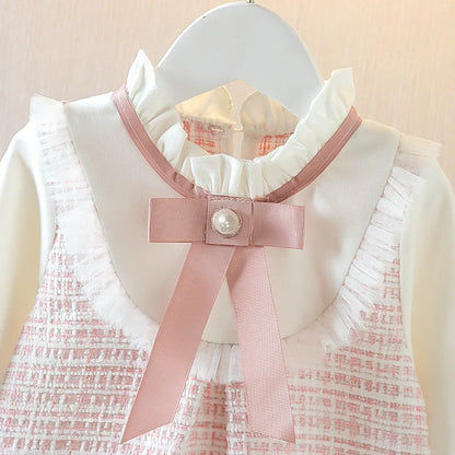 6M-3Y Vintage Spring Autumn Newborns Princess Dress