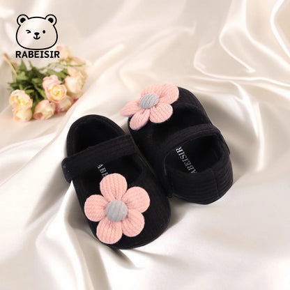 Cute Flower Mary Jane Flat Shoes