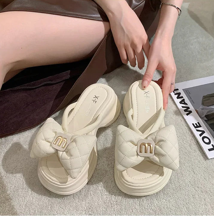 High Heels Leisure flower Slipper