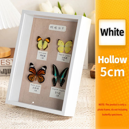 3D Photo Frame Hollow Dried Flower Specimen Holder Handmade