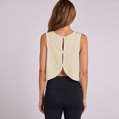 Racerback Yoga Workout Gym Sleeveless Shirts