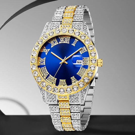 Luxury Diamond Quartz Watch