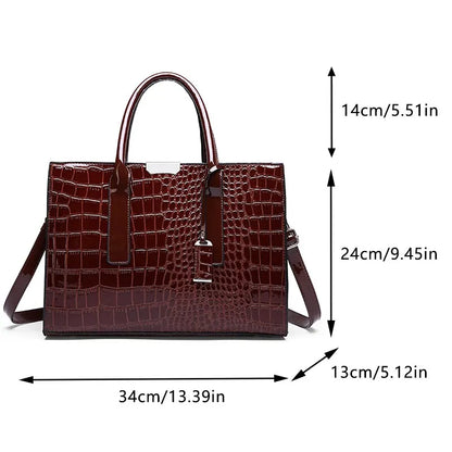 DANA Crocodile Tote Bags A