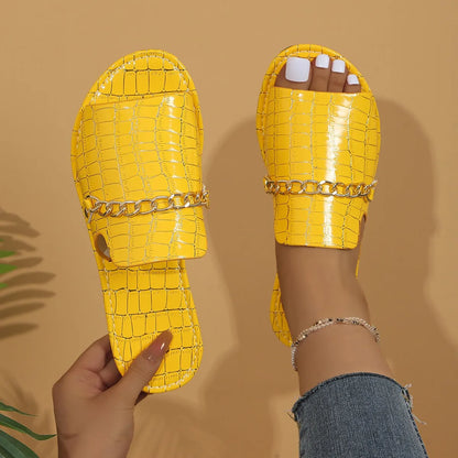 Open-toed Flip-flops Flat Slipper