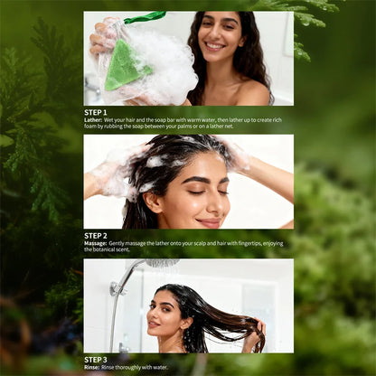 120g Usman Grass Herbal Shampoo Soap Hair Loss Treat Hair Growth Hair Care