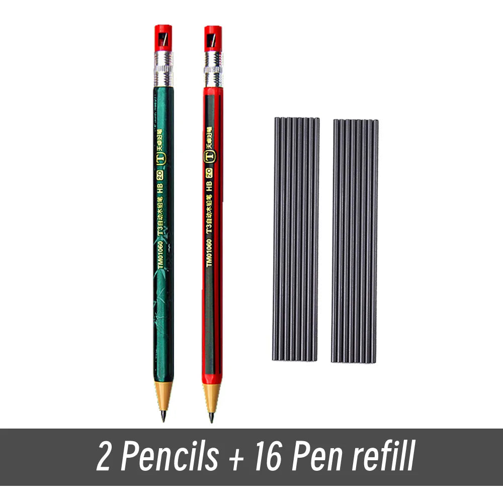 2.0mm Mechanical Pencils Set 2B Automatic Student Pencils