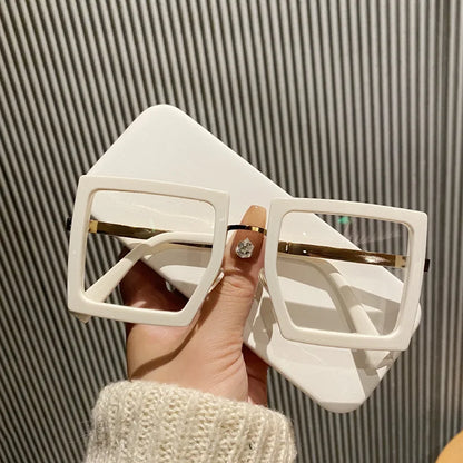 Large Frame Myopia Unisex Oversized Minus Diopter Eyeglasses