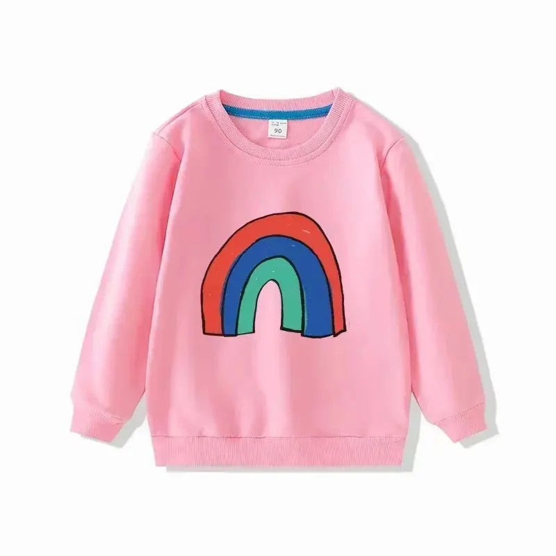 Sweatshirts Long Sleeve Tops Cartoon Baby Hoodies