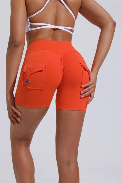 Scrunched Butt Gym High Wais Sexy Sports Shorts