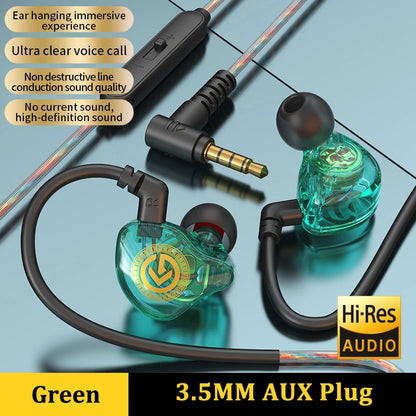 Wired Earphone 3.5mm Type C Digital Chip In Ear Headphone