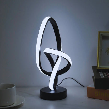 Creative LED desk lamp with USB 3 color adjustable