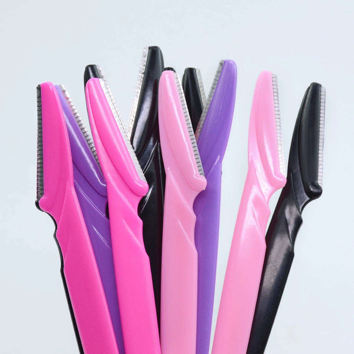 30Pcs/Bottle Eyebrow Razors With Container Facial Eye Brow Trimmer