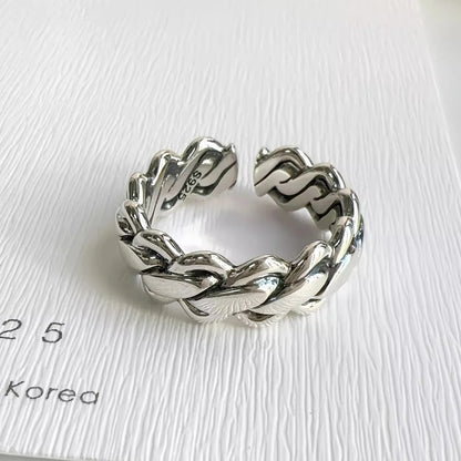DANA 925 Sterling Silver Arched Wide Ring