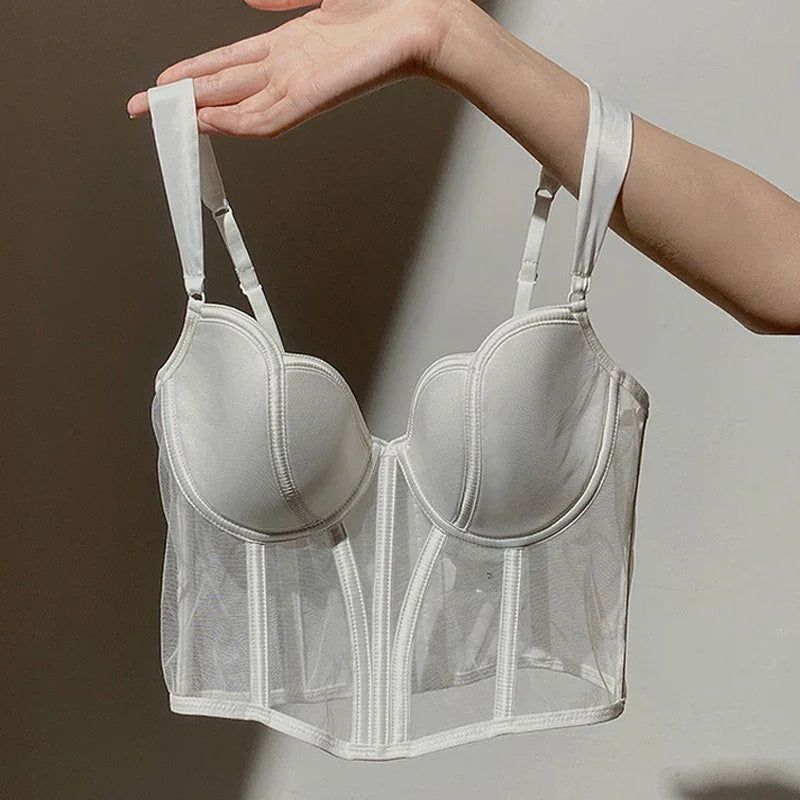 Sexy Push Up Transparent Lingerie Bra