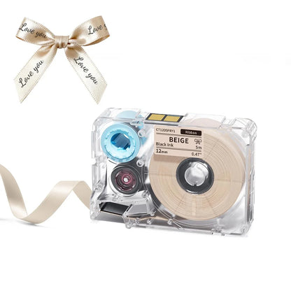 Phomemo A30 P15 Fabric Ribbon Cartridges 12mm X 5m Satin Ribbons