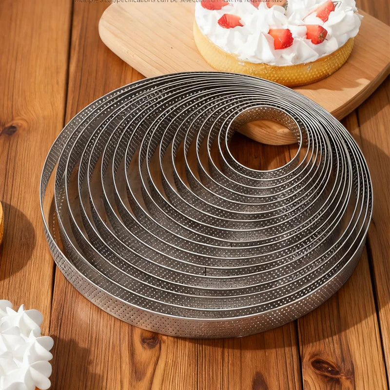 Stainless steel kitchen cake molds heat resistant