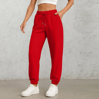 Straight Leg Elastic Waist Pants