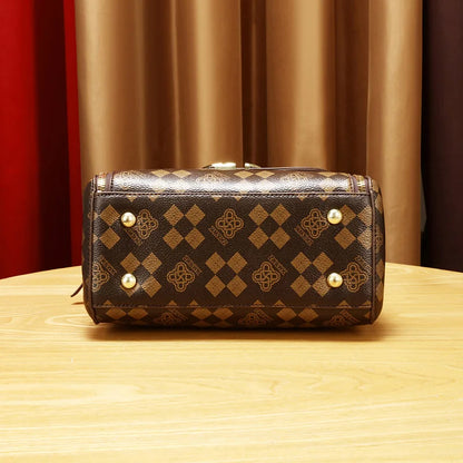 DANA Retro Letter Print Mini Crossbody Bag