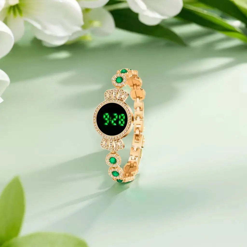 Oval Quartz Bracelet Wristwatch