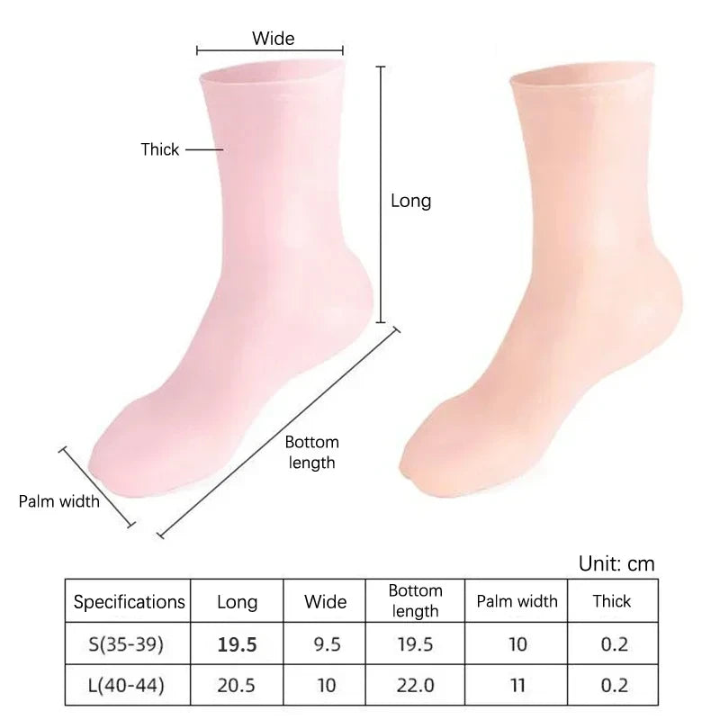 Silicone Moisturizing Foot Socks