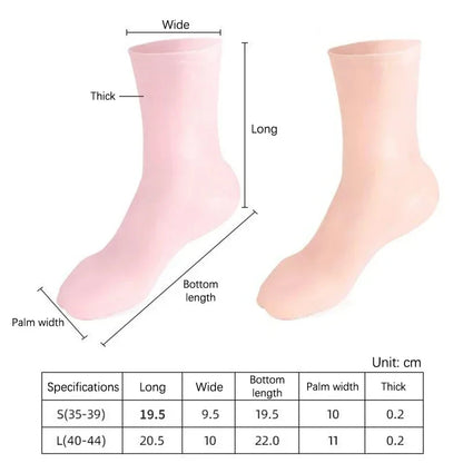 Silicone Moisturizing Foot Socks